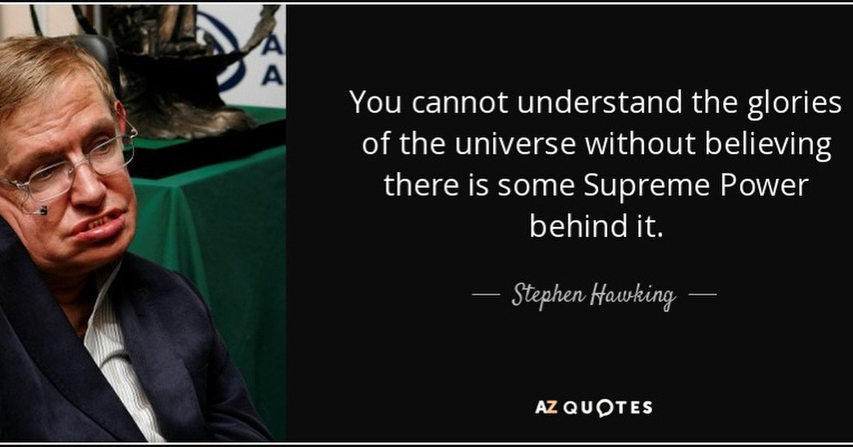 And the Universe Smiled